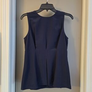 Banana Republic Navy Sleeveless Blouse